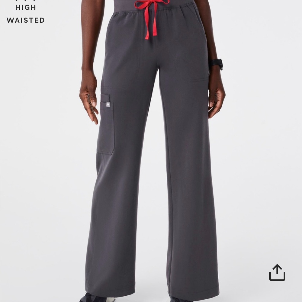 Figs High-Waisted Isabel wide leg pants